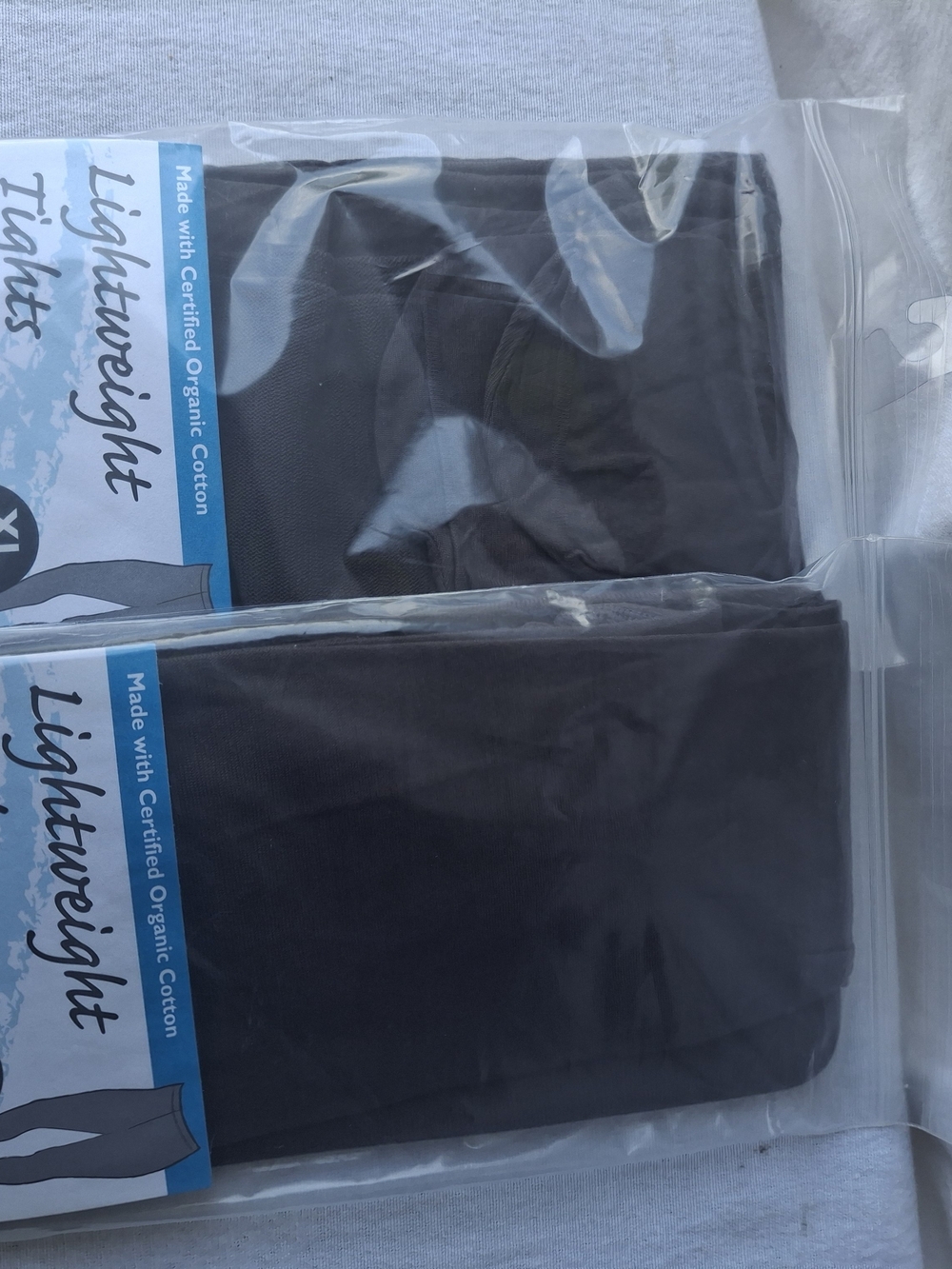 Lightweight Women's Tights - Black 2 Pc Lot